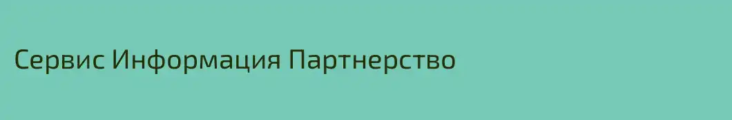 Сервис Информация Партнерство